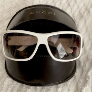 Gucci white sunglasses authentic 100% never worn